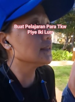Potongan video rekening TKW di Hongkong diblokir PPATK. (TikTok)
